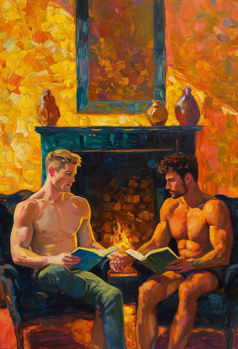 Firelit Book Exchange