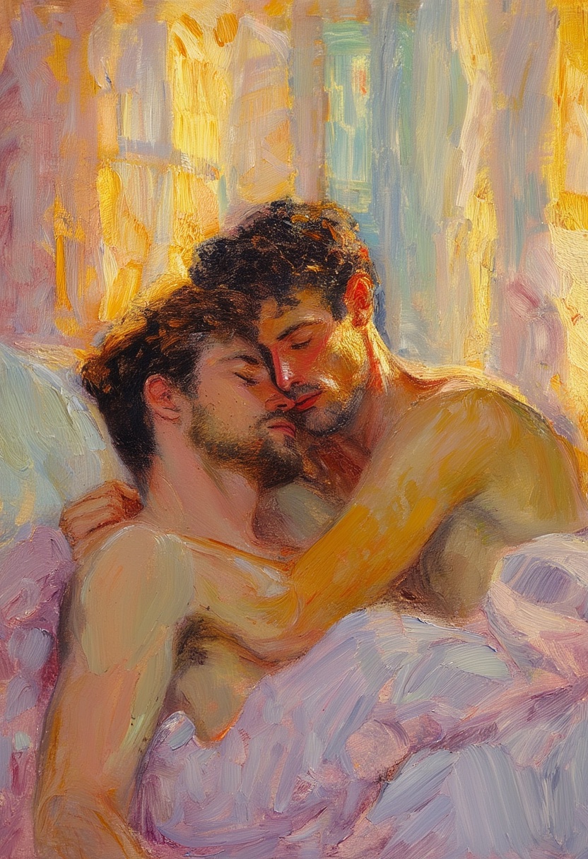 Intimate Embrace at Dawn