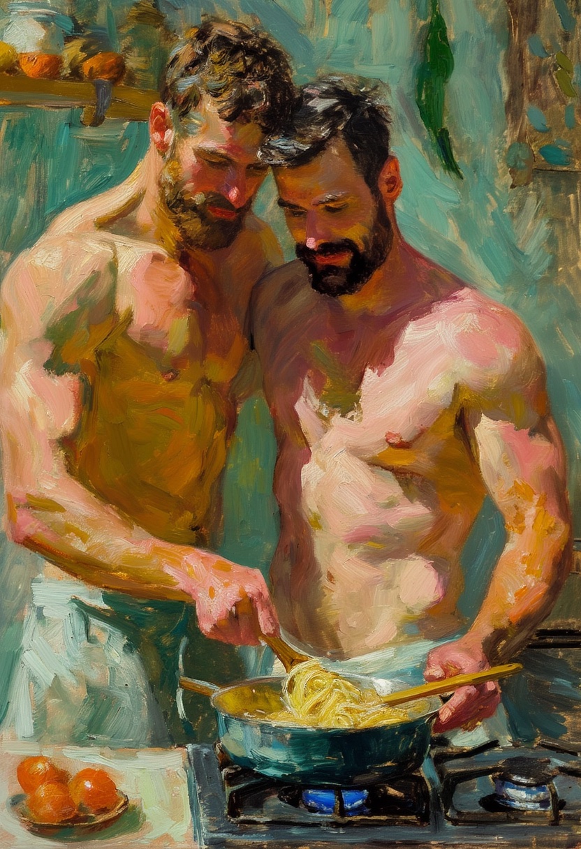 Kitchen Embrace Pasta Cooking