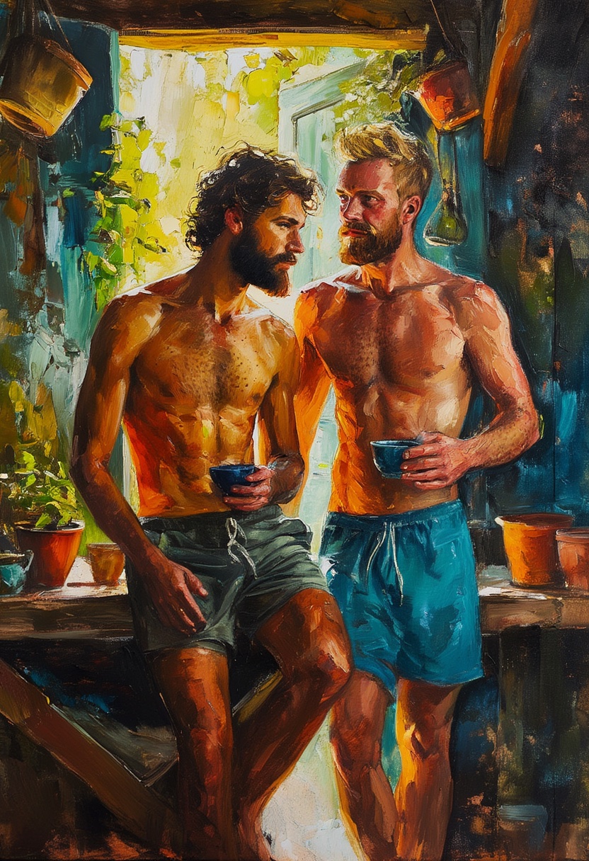 Morning Light Potting Shed Embrace