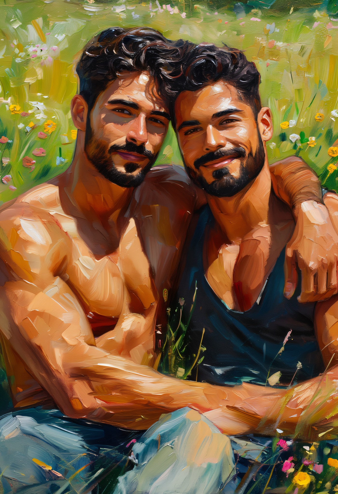 Springtime Meadow Embrace