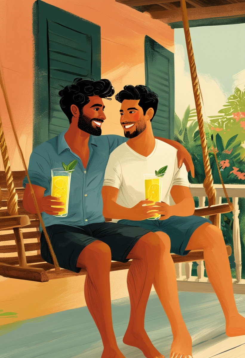 Summer Porch Cocktails Card