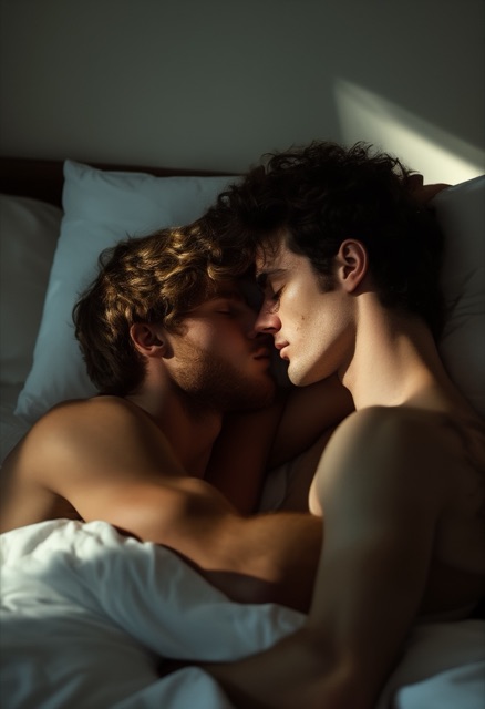 Dorm Room Sunlit Embrace