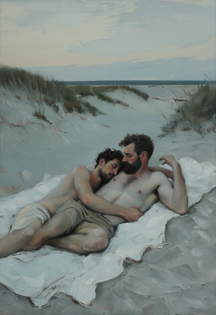 Dunes Embrace Sunset