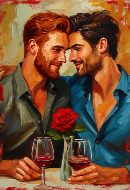 Romantic Sunset Embrace