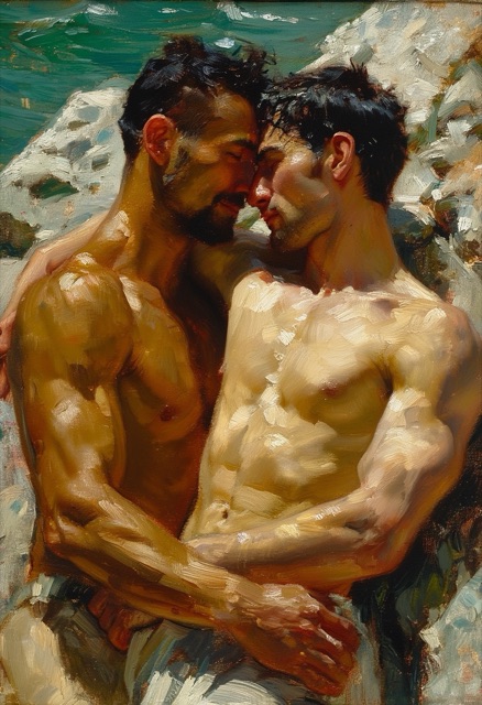 Sunlit Granite Embrace