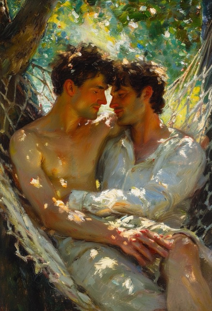 Sunlit Hammock Embrace