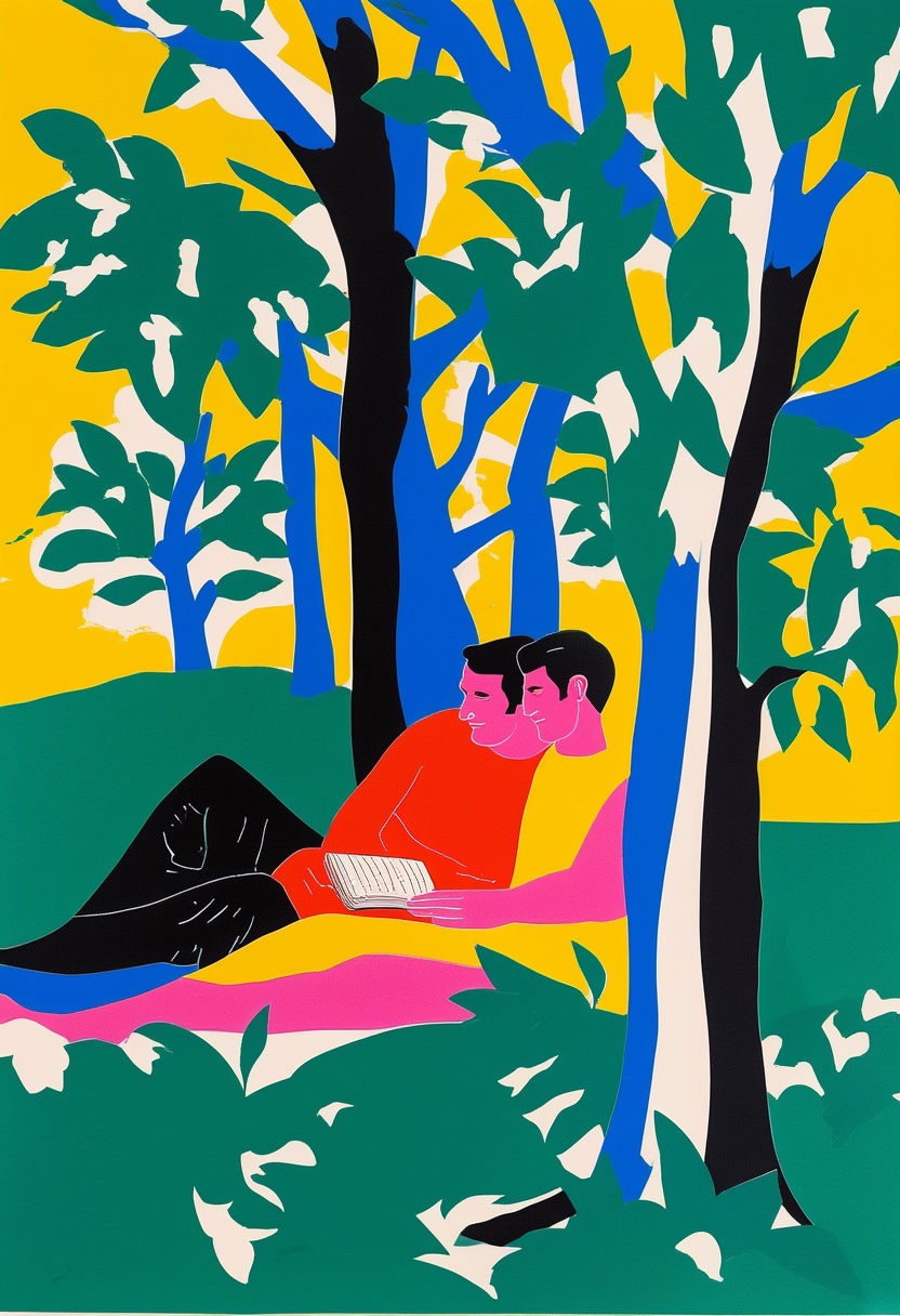 Vibrant Forest Embrace